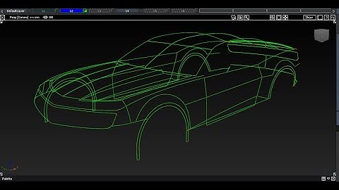 Chevrolet Camaro 1 #Blueprint - #Curve Network, Car Modeling video in Alias Autostudio