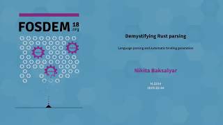 Nikita Baksalyar - Demystifying Rust Parsing