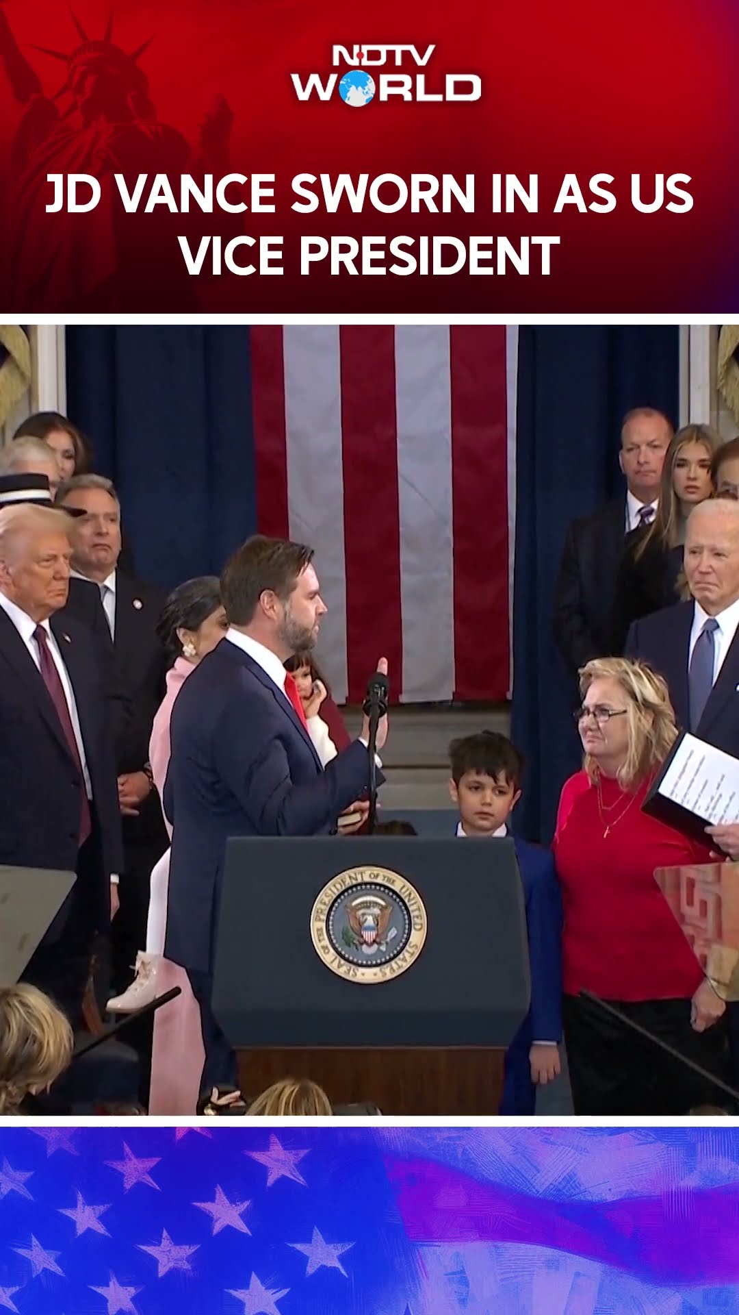 JD Vance | JD Vance Sworn In As Us Vice President