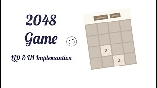 2048 Game with frontend Implementation