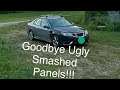 Saab 9-3 Removing All Panels for Paint! (Montage)