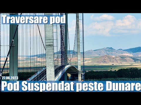 POD Suspendat Dunare | Ultimele pregatiri inainte de deschidere | 27.06 Ep. 303 | Suspension Bridge