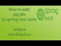 "How to Add JSP File in Spring Boot using Eclipse STS (Step-by-Step Guide)"|2025