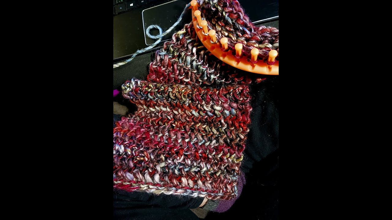 Juniper Scarf Shawl fast and easy Loom Knit