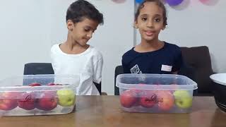 Apple bobbing challenge