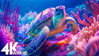 Turtle Paradise 4K ULTRA HD - Undersea Nature Relaxation Film + Piano Music by Peaceful Relaxation screenshot 3