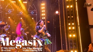 six the musical - megasix - 17/05/23 (west end trailer filming - BTS)