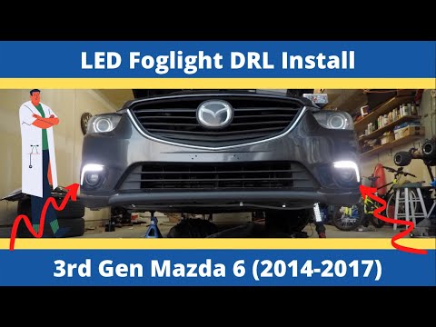 DIY Fog Light Bezel DRL Install | 3rd Gen Mazda 6 | Without Removing the Bumper! | 3rd Gen Mazda 6 |