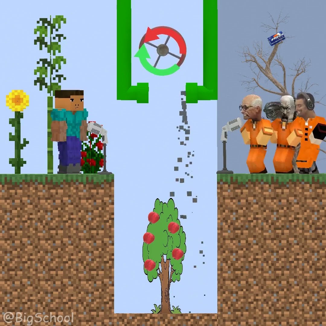 Which team is the good person?! Team Herobrine or Team Skibidi? ??
