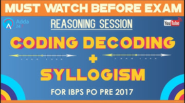 Top 10 Questions Of Coding Decoding & Syllogism For IBPS PO PRE