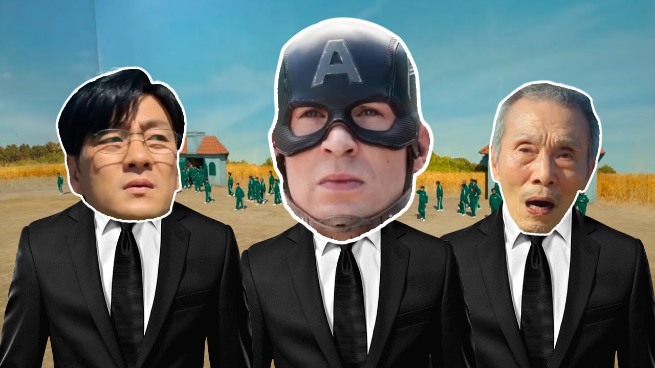 Captain America in Squid Game - Coffin Dance Song (COVER)