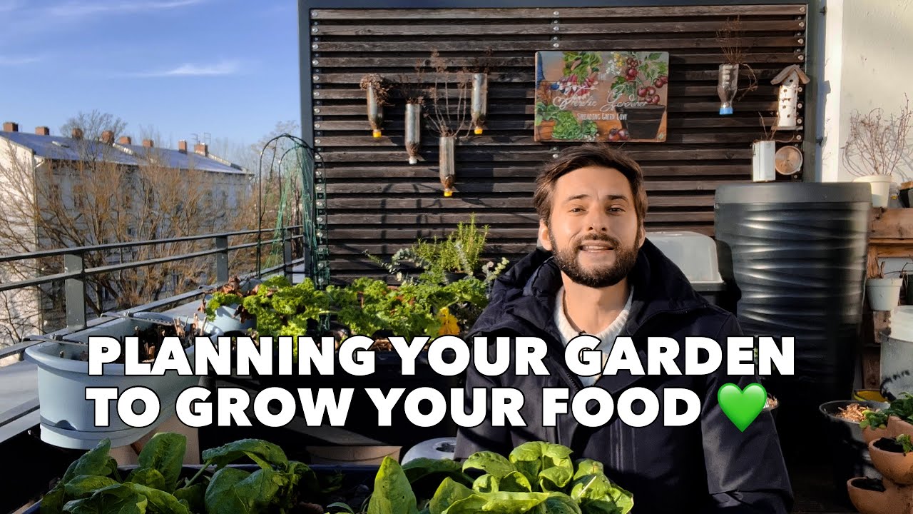 Planning your garden to grow your food 💚 - YouTube
