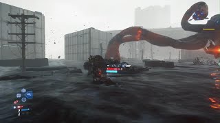 DEATH STRANDING 2: ON THE BEACH Mech boss fight
