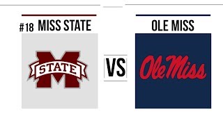 Week 13 2018 #18 Mississippi State vs Ole Miss Full Game Highlights
