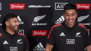 Richie Mo'unga & Rieko Ioane Press Conference