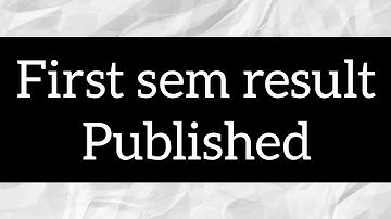 first sem result published /calicut university /regular