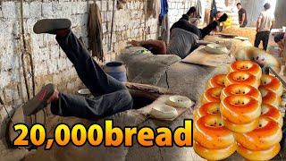 Legendary breads of Afghanistan  20,000 bread per day, how to make bread