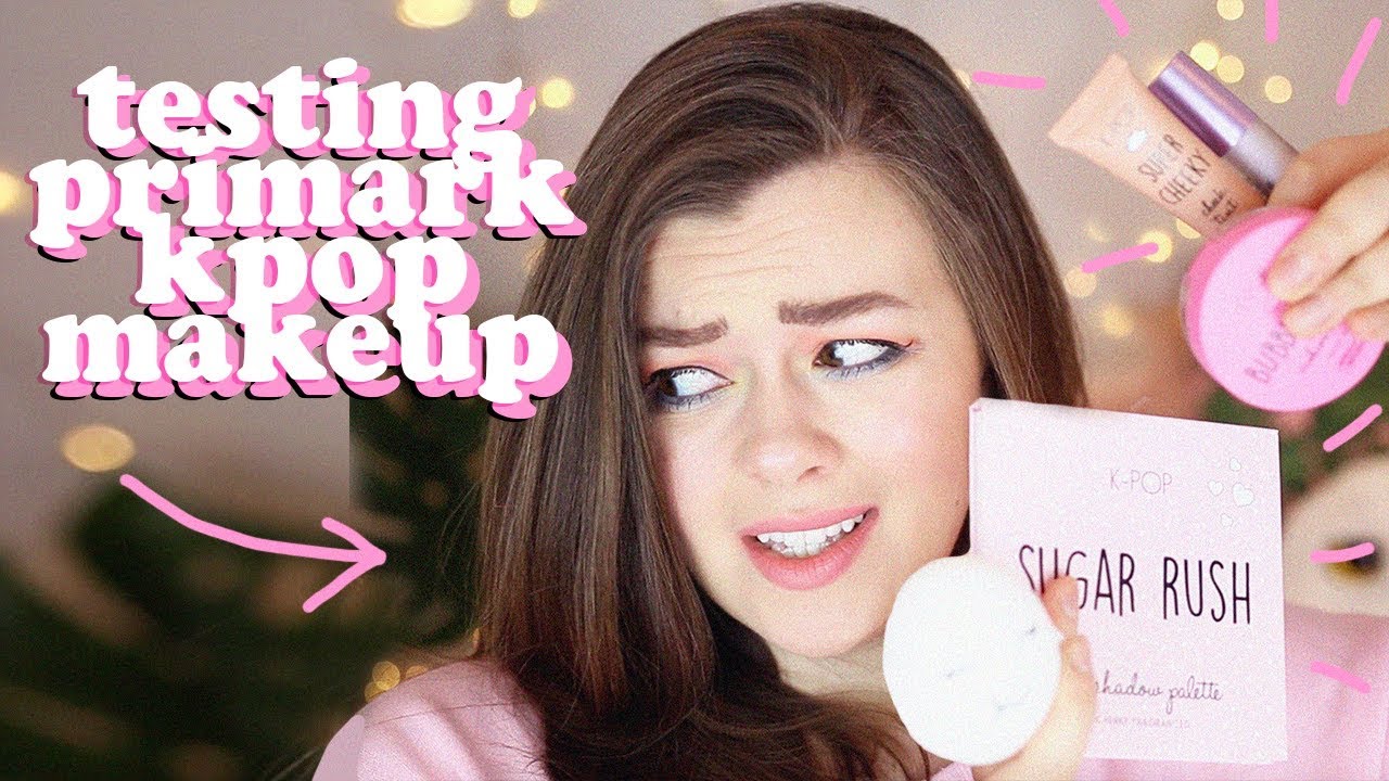 AVERAGE GIRL TRIES PRIMARK KPOP MAKEUP - HMM, THIS WENT WELL | LUCY WOOD