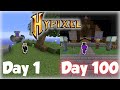 How I made my first MILLION in 100 days of Hypixel Skyblock #hypixel #skyblock #100days #minecraft