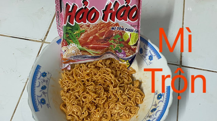 Cách làm món mì trộn tương ớt tại nhà