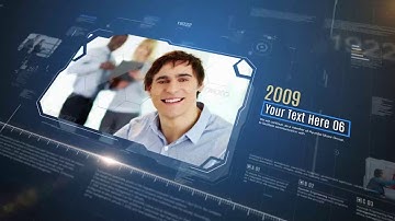 Hexagon History Slideshow | After Effects Project Files - Videohive template