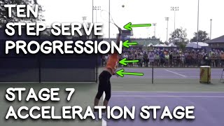 Ten Step Serving Progression: Stage 7 - Acceleration Stage