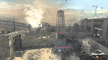 MW3 Throwing Knife Across Map on Dome