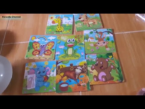 BUKA MAINAN EDUKATIF MAINAN PUZZLE GAMBAR KARTUN