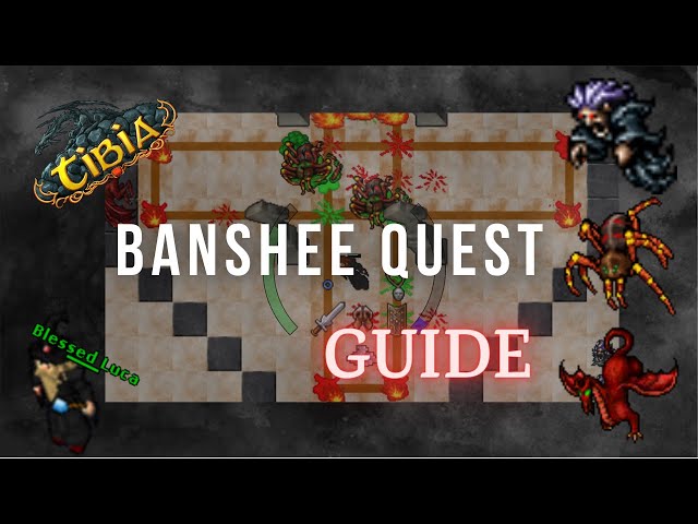 WPADKA NA BANSHEE QUEST #tibiagame #tibia #tibiapvp #punio