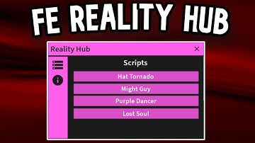 [FE] ROBLOX Reality HUB | Script Showcase