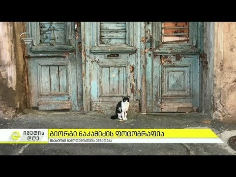 გიორგი ნაკაშიძის ფოტოგრაფია - მსახიობი გამოფენისთვის ემზადება