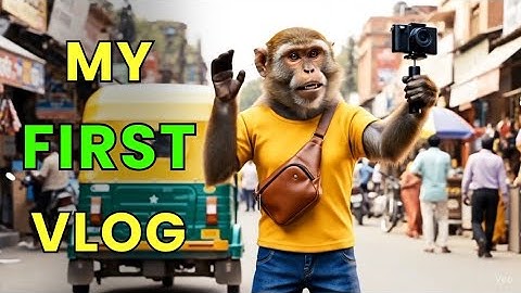My First Vlog | Monkey vlog | ai monkey vlog