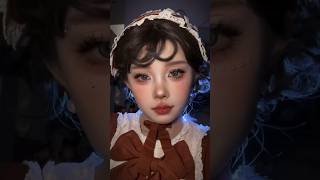 Beautiful Robot Girl With Puppet Doll Makeup #Shorts #Dance #Robot #Doll #Dancevideo
