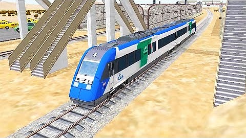 Train Sim Using Alstom X72500 At Arizona