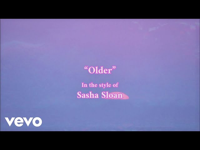 Sasha Alex Sloan - Older instrumental (Karaoke Version) class=