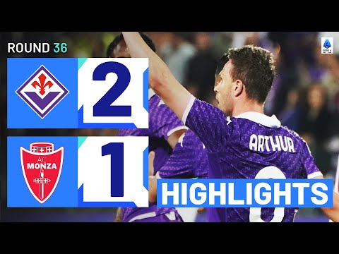 FIORENTINA-MONZA 2-1 | HIGHLIGHTS | Arthur secures home win for La Viola | Serie A 2023/24