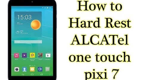 How to Hard Reset ALCATel One Touch Pixi 7 - Full Easy Method