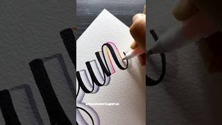 Three easy ways to add shadows to your letters! #shorts Three easy ways to add shadows to your letters! #shorts