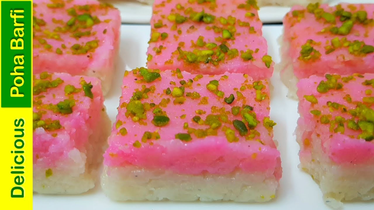 पोहा से बनी ये आसान मिठाई जो इतनी नरम की मुंह में जाते ही घुल जाये /Tasty Mithai