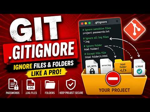 Learning Git Part 9 | How to Use .gitignore in Git | Ignore Files in Git | IT WALA