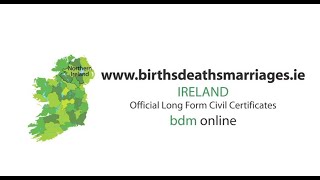 Births Deaths Marriages Ireland on TALK BUSINESS 360 TV