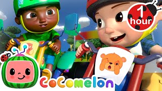 Jj And Cody's Bike Race On The Rainbow Road! | Cocomelon Nursery Rhymes & Kids Songs