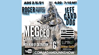 Puffco History w/ Roger Volodarsky & Meg Sanders CEO Canna Provisions PT 1 | Adam Dunn Show 02-05-21