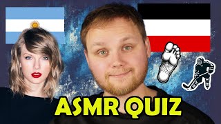 ASMR | 50 question Virtual Quiz in 10 categories (German Empire, French revolution, Toes, ...)