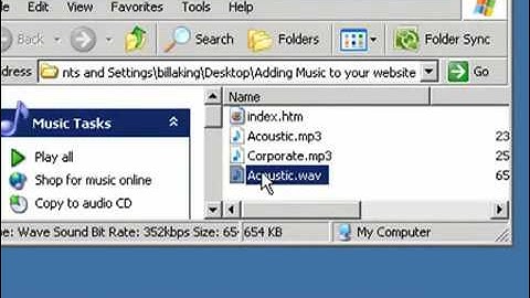 Adding Background Music To Your Web Site using Notepad - YouTube.WEBM