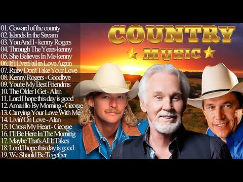 Alan Jackson, Kenny Rogers, Don Wiliams, George Strait   Top Greatest Hits Classic Old Country Songs