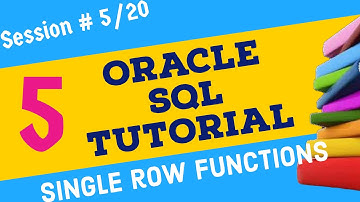 Day 5 - Oracle SQL Single Row Functions ✅ Oracle SQL Tutorial ✅ Oracle SQL for Beginners