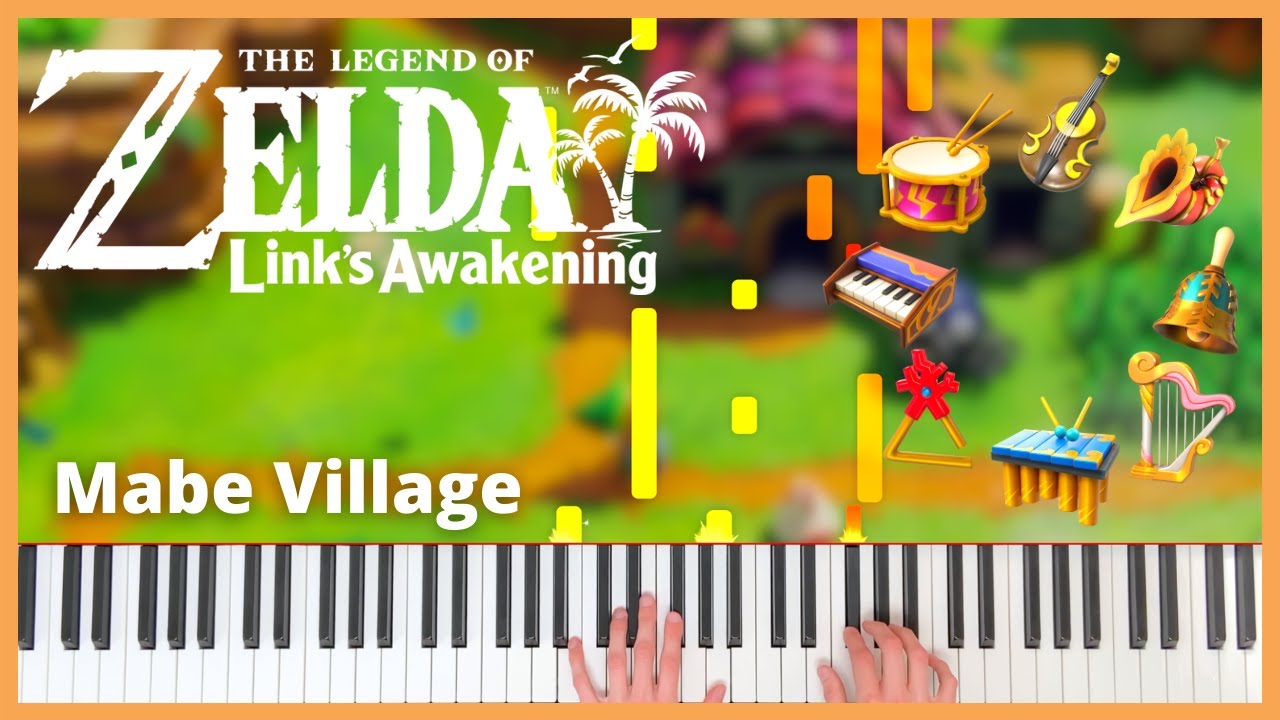 Mabe Village | The Legend of Zelda: Link's Awakening | Piano Instrumental (+ Sheet Music)
