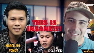 First Time Hearing | Marcelito Pomoy - The Prayer (Celine Dion \& Andrea Bocelli) REACTION
