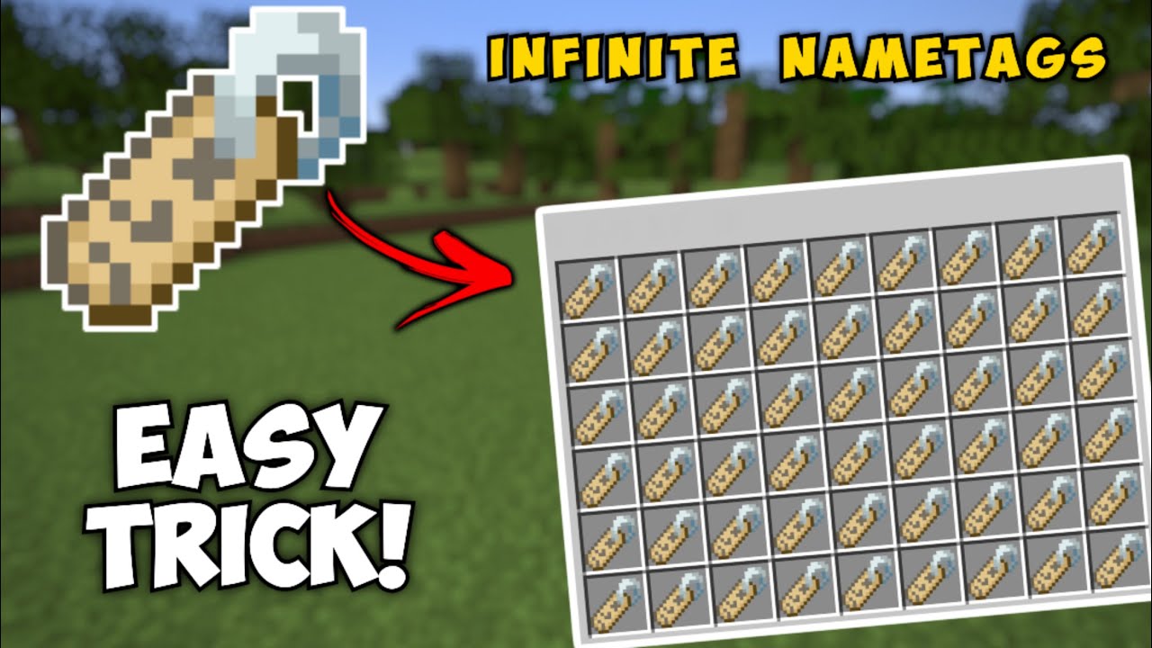 How to Get/Make Name Tags in Minecraft (Java/Bedrock/PE) - YouTube